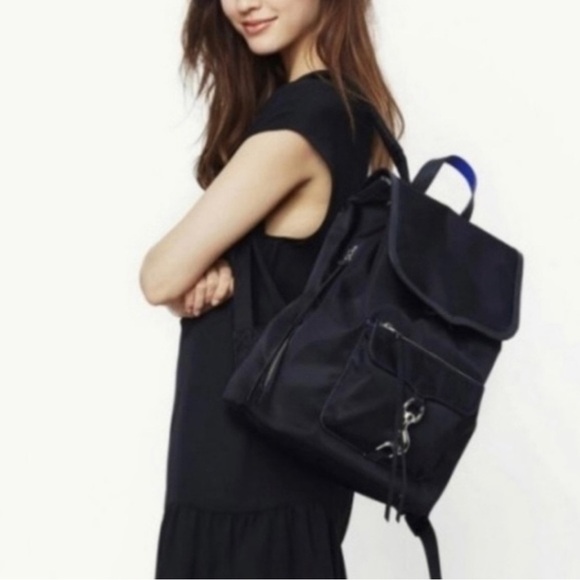 Rebecca Minkoff Bikeshare Backpack Black - Picture 1 of 10